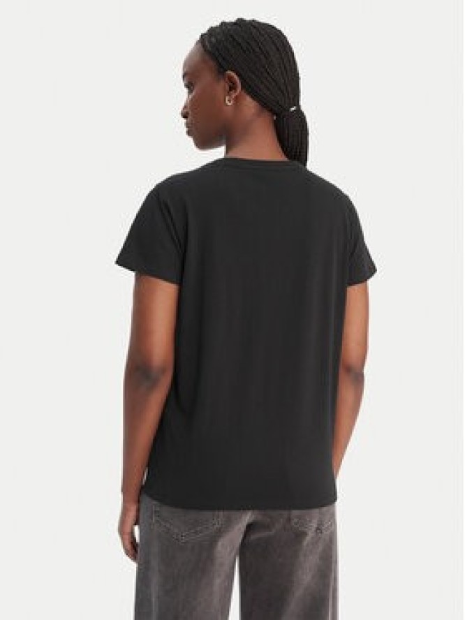 Liu Jo Sport T-Shirt TA6056 JS923 Czarny Regular Fit