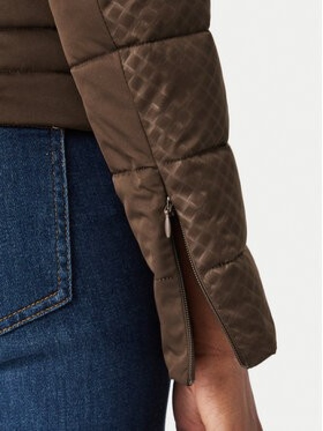 Guess Kurtka przejściowa W6YL16 W2891 Brązowy ciemny Slim Fit