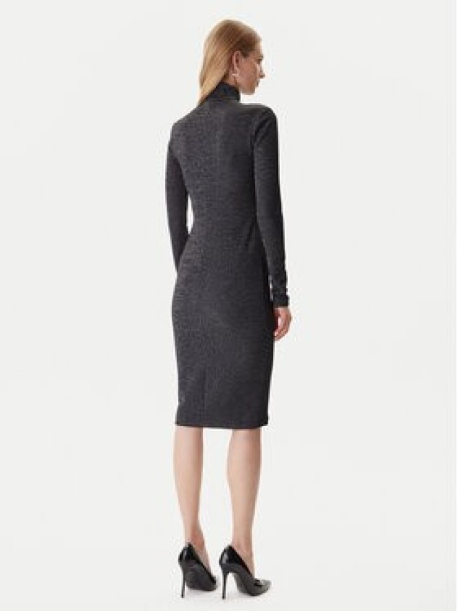 Just Cavalli Sukienka codzienna 79PAO905 J0251 Czarny Slim Fit