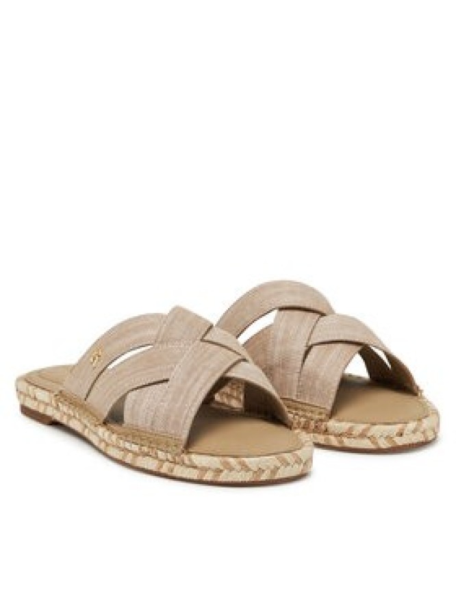 Tommy Hilfiger Espadryle Chambray Espadrille Mule FW0FW08501 Beżowy