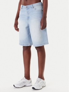 Karl Kani Szorty jeansowe PD00005506 Niebieski Loose Fit