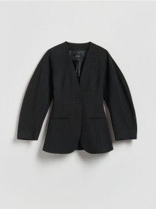 Taliowana marynarka - czarny