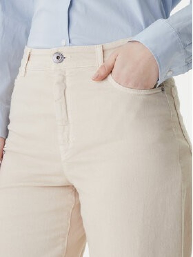 Weekend Max Mara Jeansy Medina 2615131051 Beżowy Wide Leg