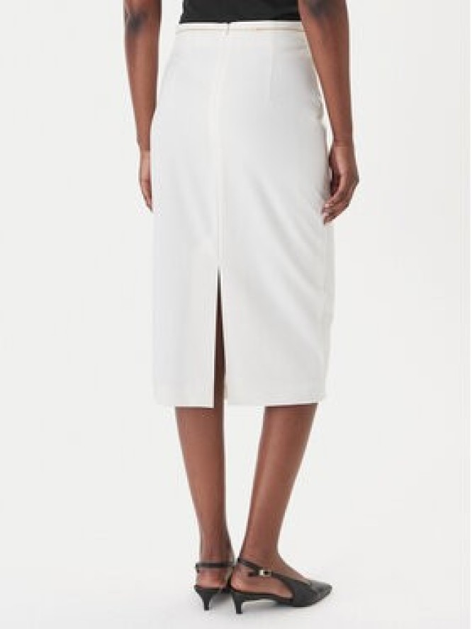 HUGO Spódnica ołówkowa Ratsa 50558168 Écru Slim Fit