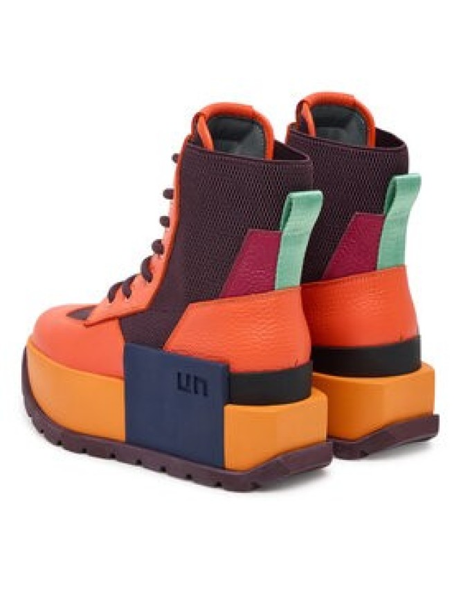United Nude Trzewiki Roko Trooper 10967924165 Pomarańczowy