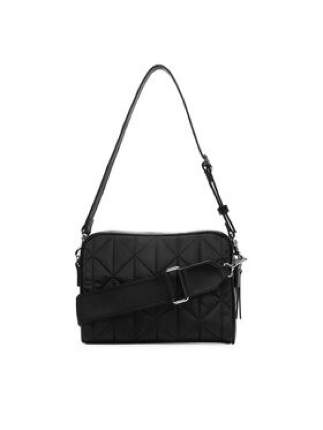 Calvin Klein Torebka Emblem Aop Jacquard Bucket LV04F3648G Czarny