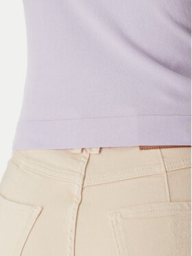 Guess Top O6GR01 Z5302 Fioletowy Regular Fit