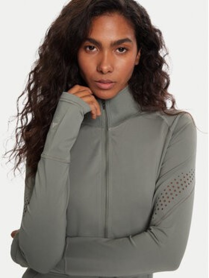 adidas by Stella McCartney Koszulka techniczna Training Midlayer JW4552 Zielony Slim Fit