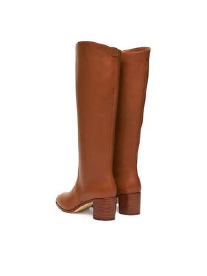 LAUREN RALPH LAUREN Kozaki Charly Bo Tal 802974388001 Brązowy