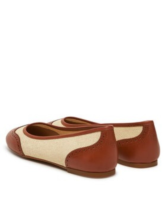 LAUREN RALPH LAUREN Baleriny Jayna 802961799001 Beżowy