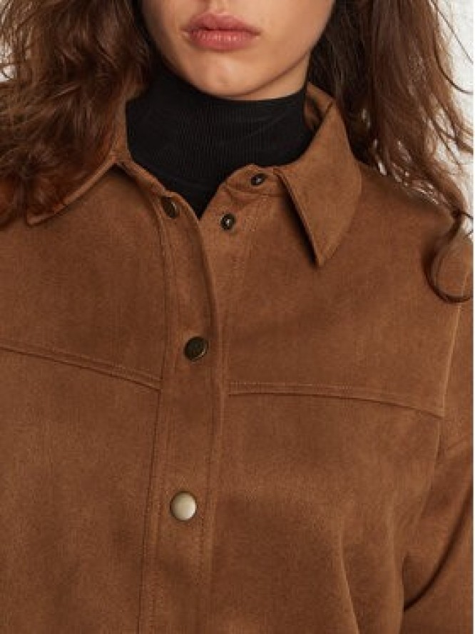 JDY Kurtka z imitacji skóry Sif 15347602 Brązowy Regular Fit