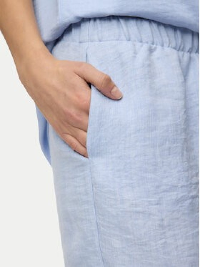 Vero Moda Szorty materiałowe Melaney 10325868 Niebieski Loose Fit