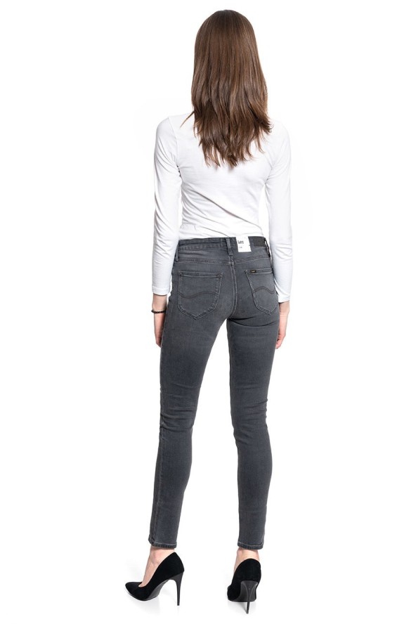 DAMSKIE SPODNIE JEANSOWE LEE ELLY BLACK FLOW L305CPRW 112105969