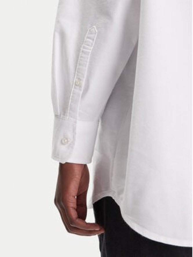 Tommy Jeans Koszula Badge DW0DW20988 Biały Oversize