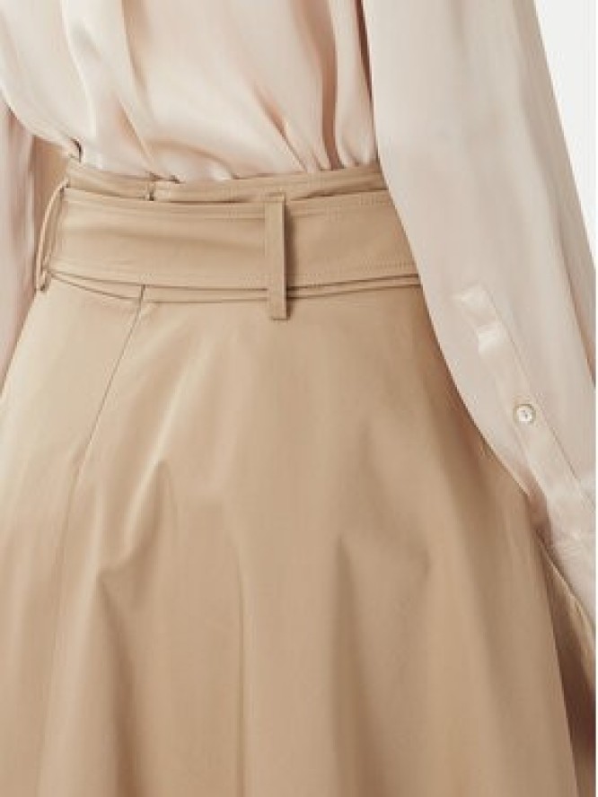 Marella Spódnica trapezowa Tappeto 2613101101 Beżowy Regular Fit