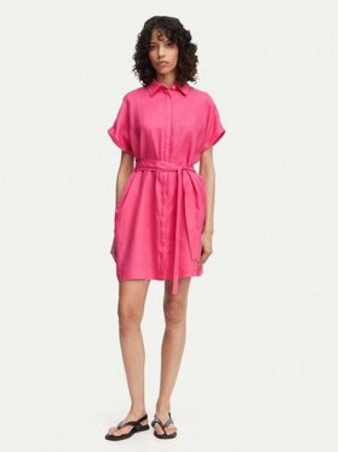 Gant Sukienka koszulowa 4503514 Różowy Relaxed Fit