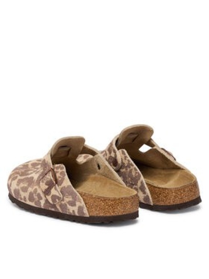 Birkenstock Klapki Boston Print 1033324 Brązowy