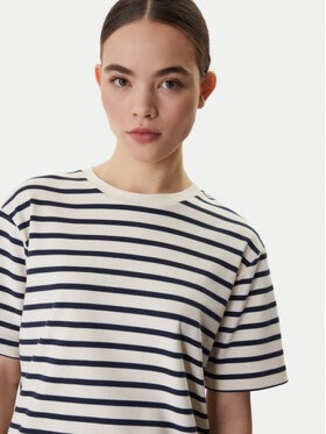 Weekend Max Mara T-Shirt Multid 2615941031 Beżowy Relaxed Fit