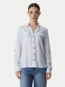 Vero Moda Koszula Bumpy 10275283 Niebieski Regular Fit