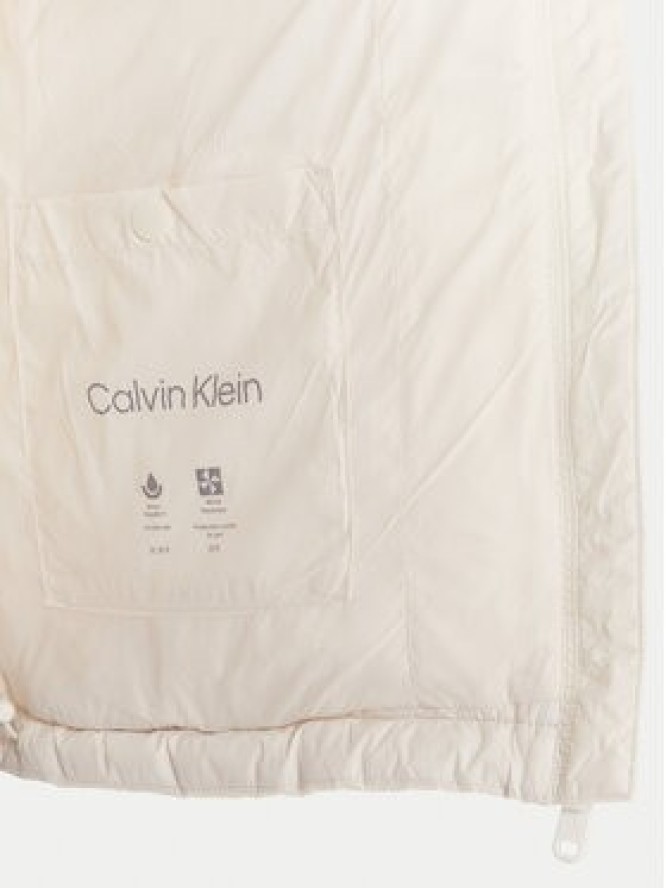 Calvin Klein Jeans Kurtka puchowa Essential LV047D501G Écru Relaxed Fit