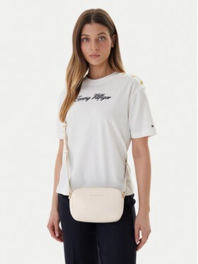 Tommy Hilfiger Torebka Th Logo Camera Bag AW0AW18115 Écru