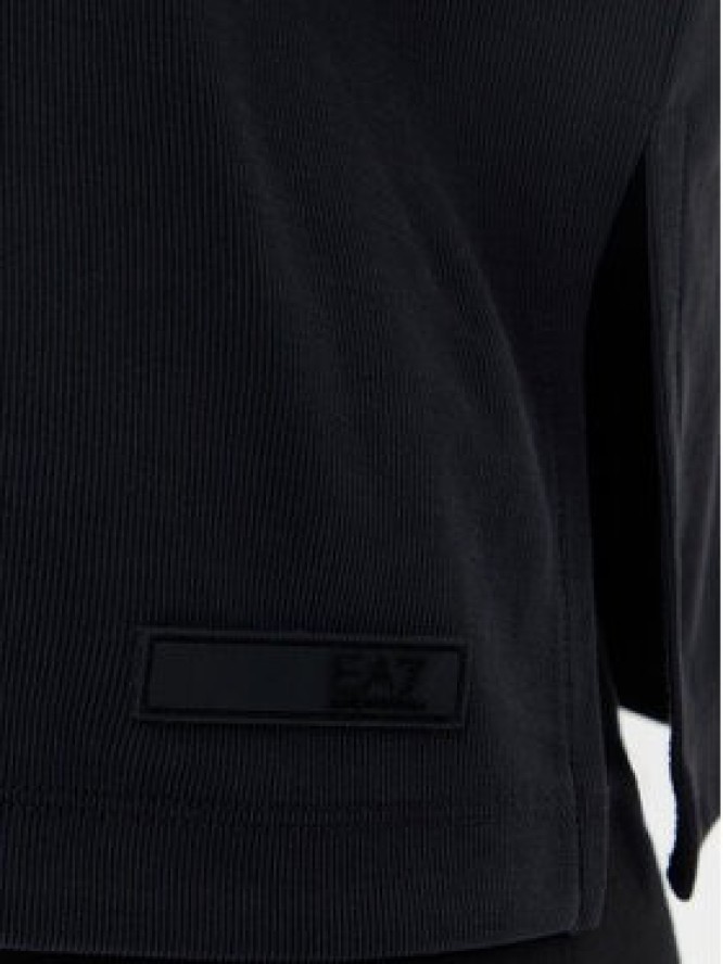 EA7 Emporio Armani T-Shirt 7W000340 AF12956 UC001 Czarny Oversize