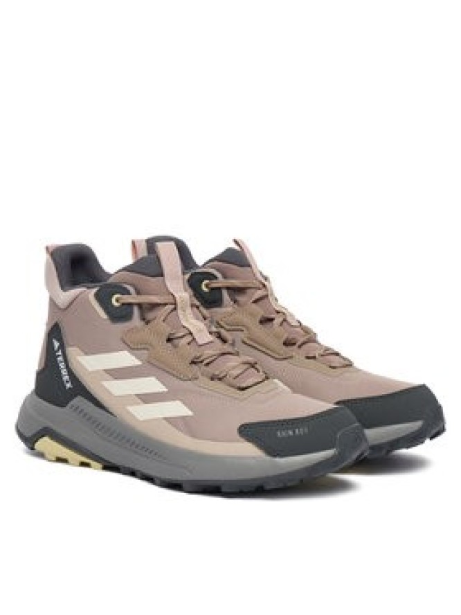 adidas Trekkingi Terrex Anylander Mid Rain.Rdy Hiking Shoes KJ0866 Brązowy