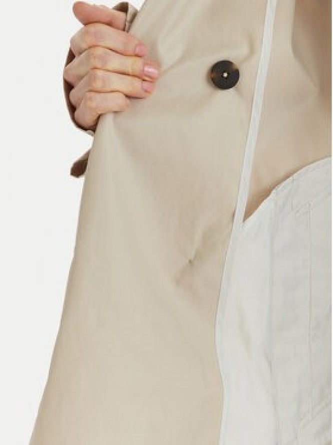 Calvin Klein Trencz LV044B540G Beżowy Regular Fit