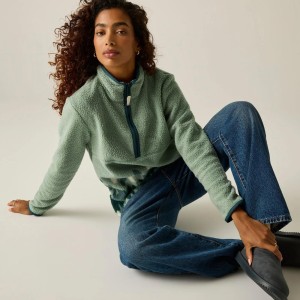 Damska bluza polarowa Frankie Borg Half Zip