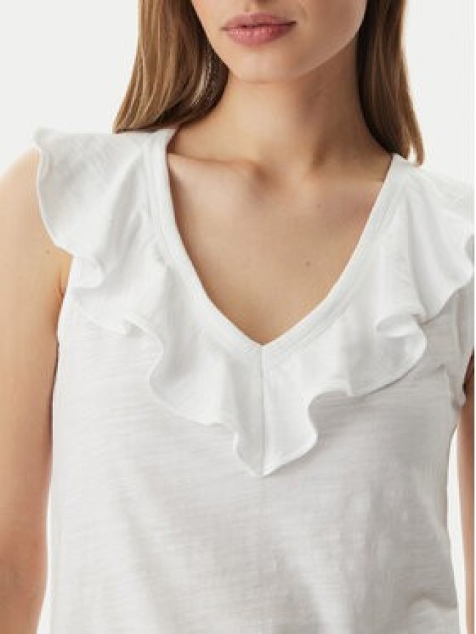 LAUREN RALPH LAUREN Bluzka 200P13315001 Biały Relaxed Fit