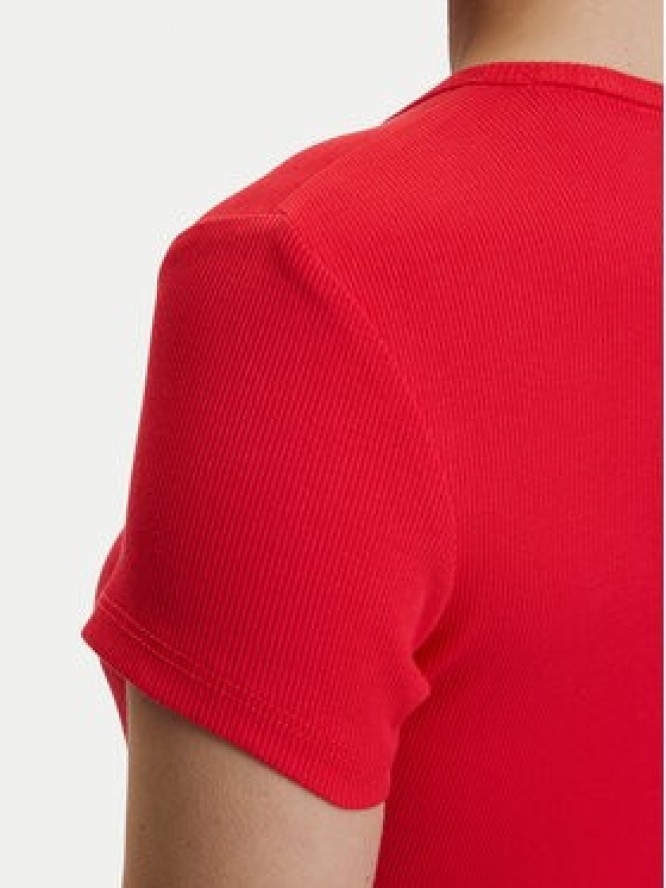 Tommy Hilfiger T-Shirt DW0DW17383 Czerwony Slim Fit