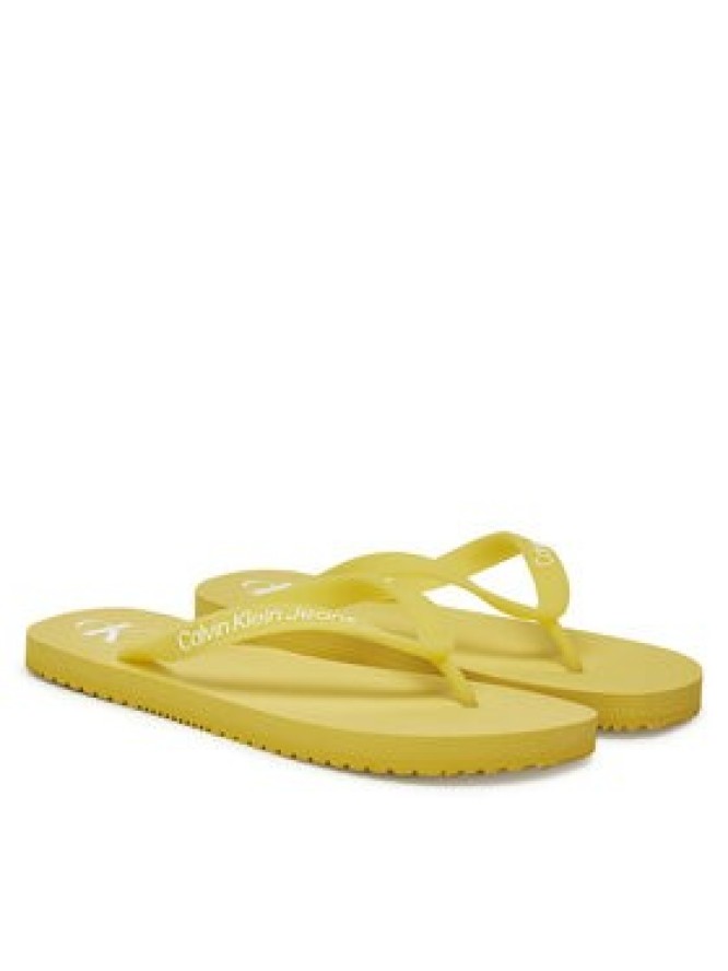 Calvin Klein Jeans Japonki Beach Sandal Transparent Tpu YW0YW01829 Żółty