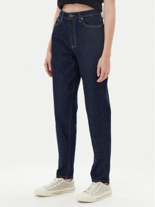 Guess Jeans Jeansy W4YA0D D5CC1 Granatowy Mom Fit