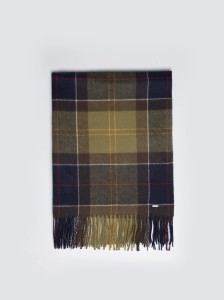 Szal damski w kratę zielony Saikas 304