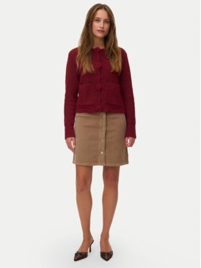 Vero Moda Spódnica mini Etta 10315342 Beżowy Regular Fit