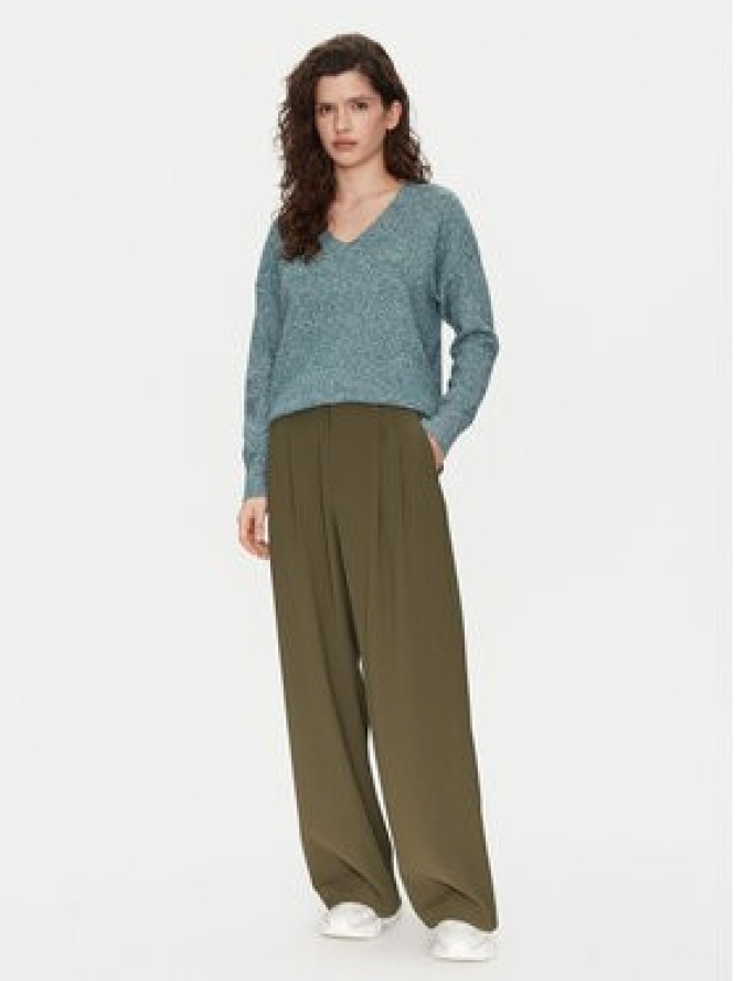 Gap Spodnie materiałowe 855968-02 Zielony Straight Fit