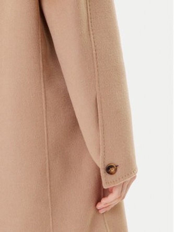 Marella Płaszcz wełniany Good 2523016031 Beżowy Regular Fit
