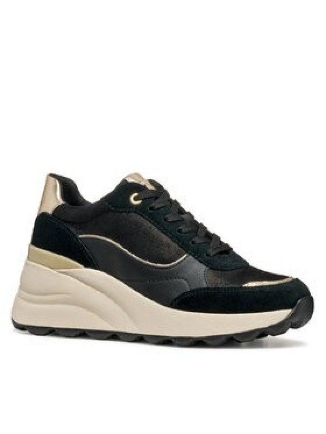 Geox Sneakersy D Spherica Ec13 D45WAA 0MA22 C9999 Czarny