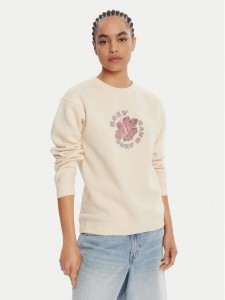 Roxy Bluza Vl Surf Stoked Hoodie Brushed ERJFT05028 Beżowy Regular Fit