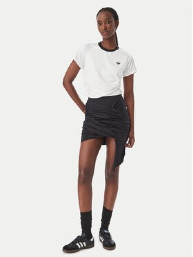 adidas T-Shirt Adiluna Season 2 X Jennie Layered LD4968 Biały Regular Fit