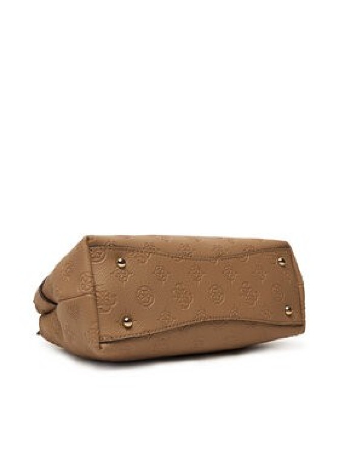 Guess Torebka Ella Logo Mini HWPD97 46730 Beżowy ciemny
