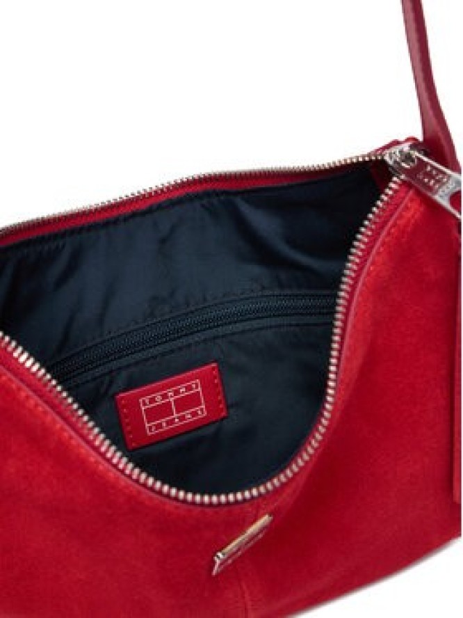 Tommy Jeans Torebka Tjw Slouchy Suede Shoulder Bag AW0AW18859 Czerwony