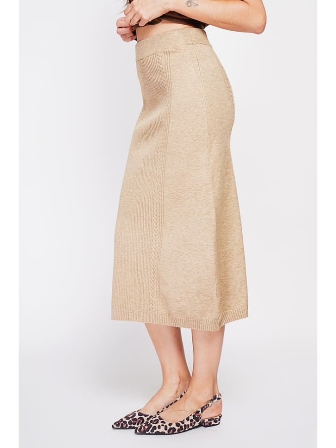 William de Faye Spódnica w kolorze beżowym rozmiar: 38