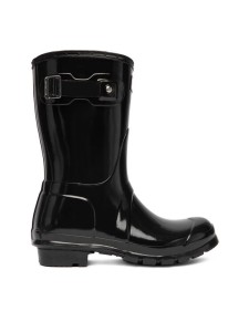 Hunter Kalosze Original Gloss Short WFS1000RGL Czarny
