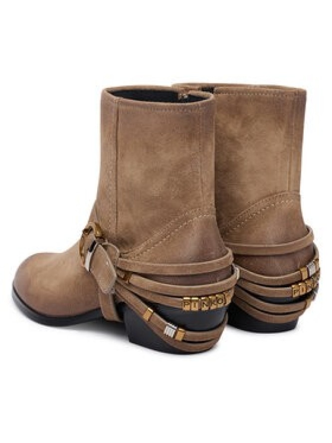 PINKO Kowbojki Jane 07 SD0557P151 Beżowy