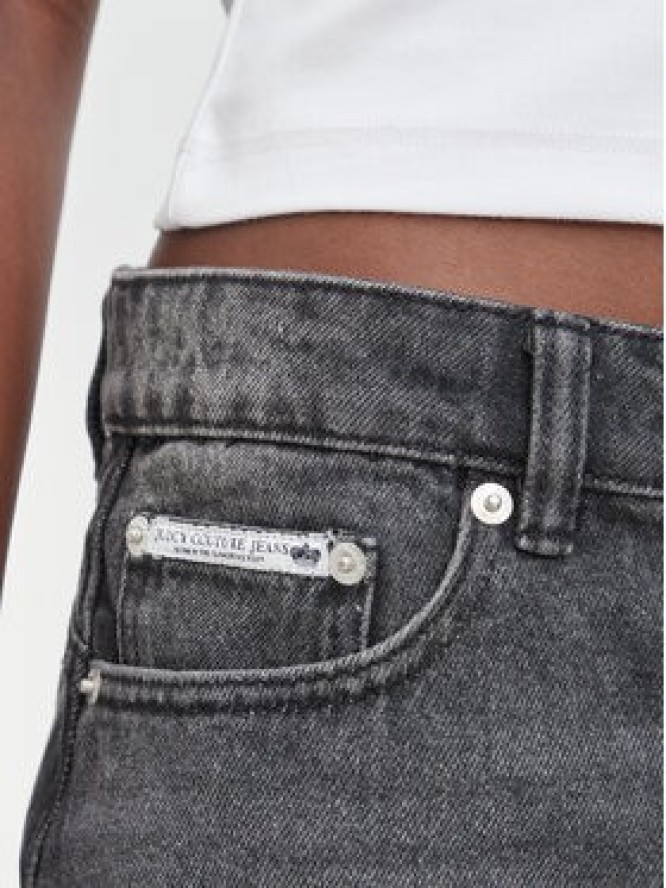 Juicy Couture Spódnica jeansowa JCDGS126958 Szary Regular Fit