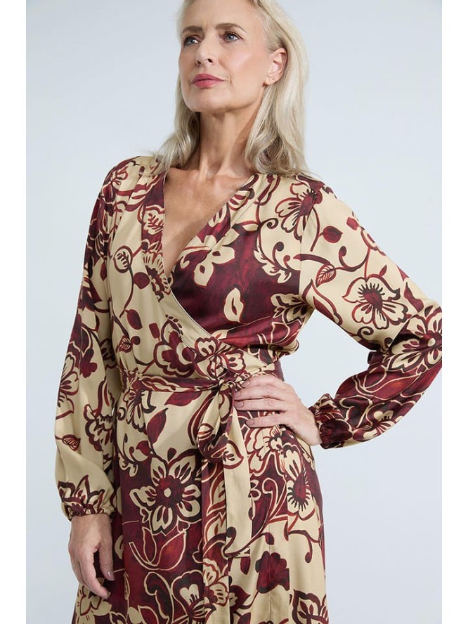 Josephine & Co Sukienka "Alise" w kolorze czerwono-żółtym rozmiar: 44