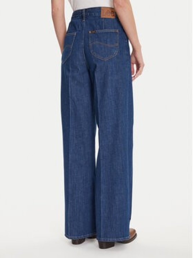 Lee Jeansy Stella 112107279 Granatowy Wide Leg