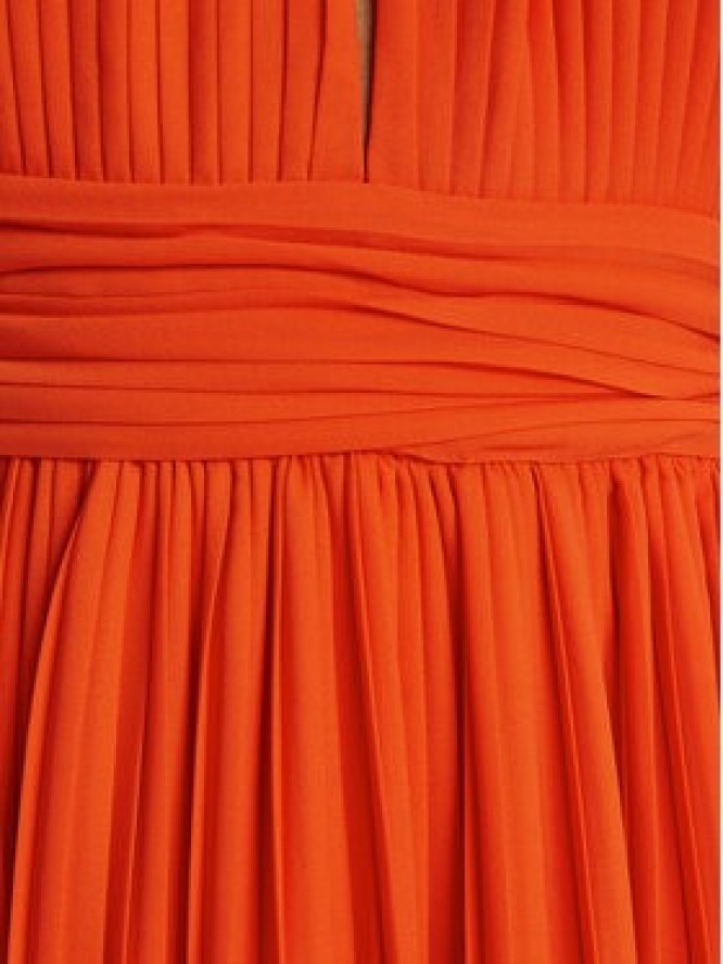 Bardot Sukienka wieczorowa Amala Pleated Halter 60031DB Czerwony Regular Fit