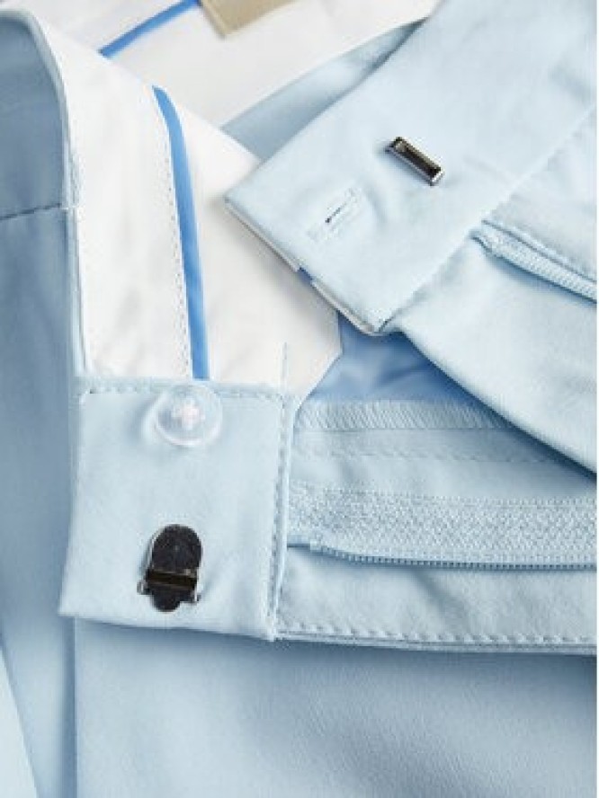 JJXX Spodnie materiałowe Ellis 12248958 Błękitny Wide Leg